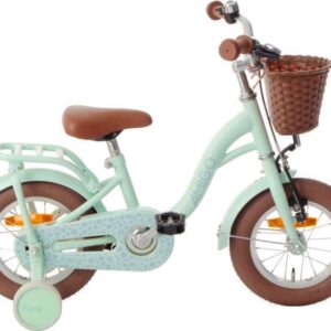 Amigo | Kinderfiets Fairy 12 Inch 20,5 cm Meisjes Terugtraprem Mintgroen