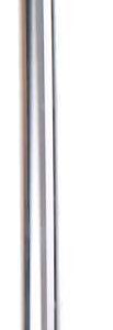 VWP-Louis Verwimp | Zadelpen vast 27.4 x 350 mm aluminium zilver