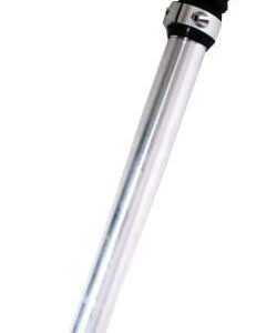 Hulzebos | Zadelpen verend 27,2 x 355 mm aluminium zilver