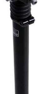 Post Moderne | Geveerde zadelpen ATB , 2 bouts bevestiging. 27.2 zwart 300mm